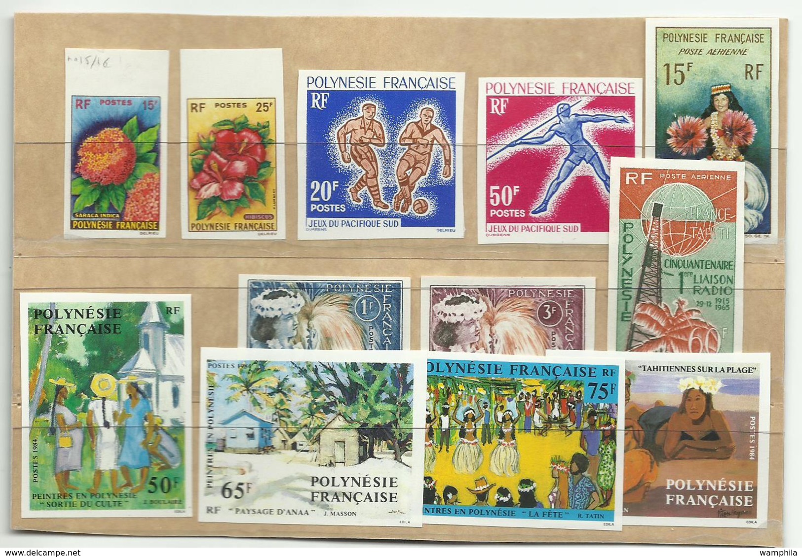 Polynésie, Lot De Timbres Non Dentelés Neufs ** Cote YT 513€ - Colecciones & Series