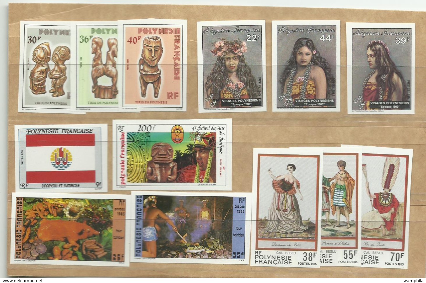 Polynésie, Lot De Timbres Non Dentelés Neufs ** Cote YT 513€ - Collections, Lots & Series