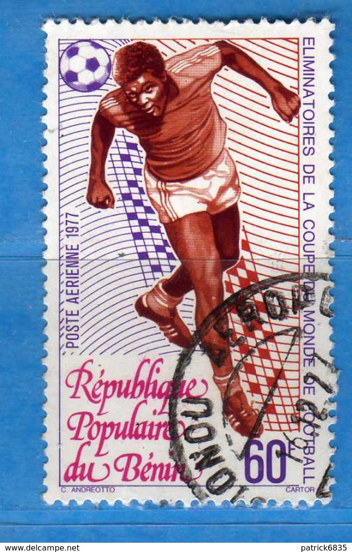 (Us3) ) BENIN ° 1977 - Aériens - FOOTBALL - Yvert. 273.  Vedi Descrizione. - Benin – Dahomey (1960-...)