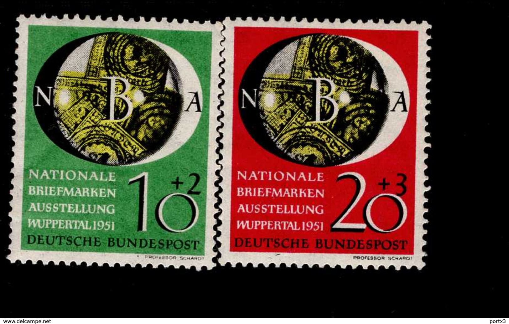 Bund 141 - 142 Briefmarkenausstellungf NBA MNH Postfrisch ** (3) - Unused Stamps