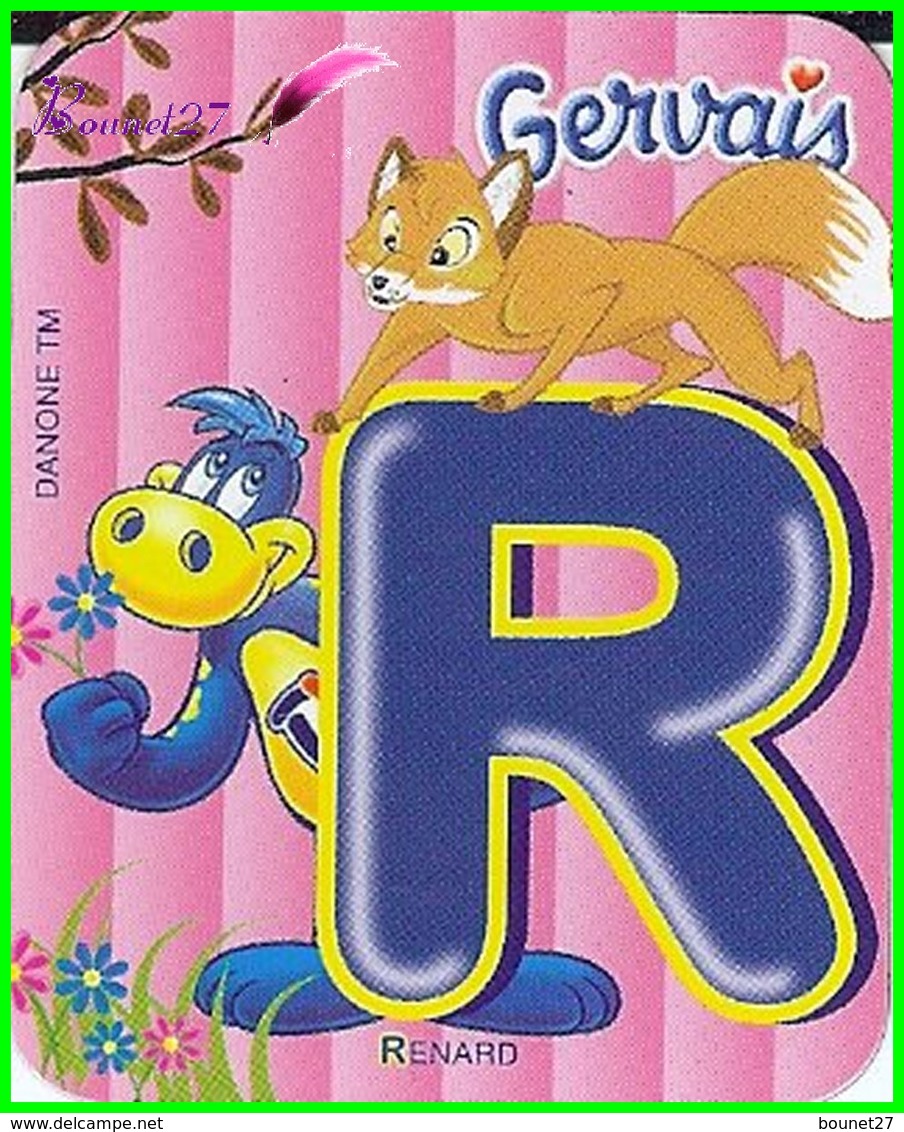 Magnet GERVAIS L'Alphabet Avec Les Les Animaux Et Objet " Le R De Renard " - Letters & Cijfers