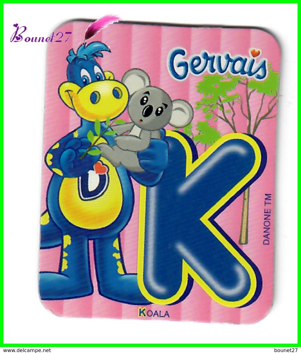 Magnet GERVAIS L'Alphabet Avec Les Les Animaux Et Objet " Le K De Koala " - Lettres & Chiffres