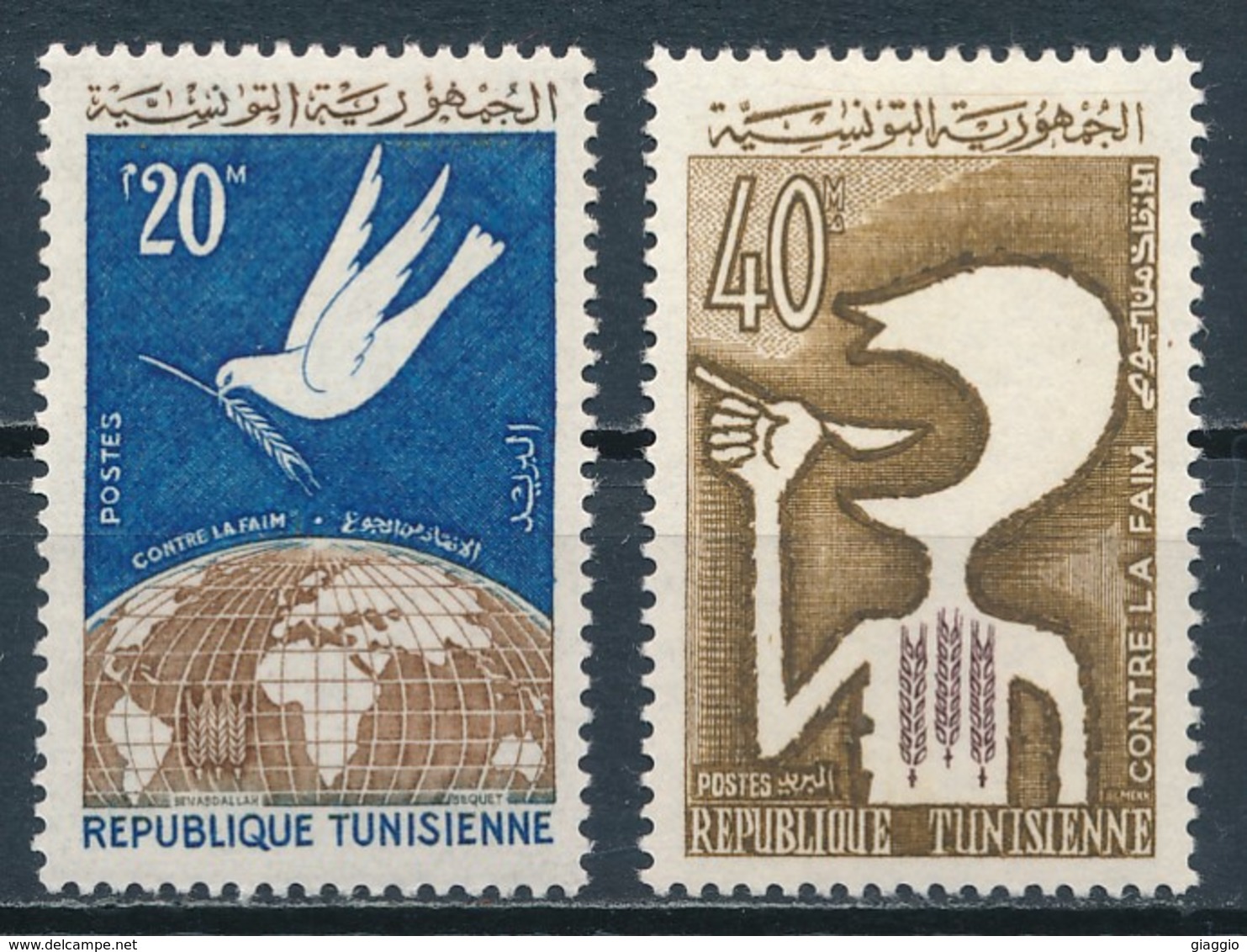 °°° TUNISIA - Y&T N°573/74 - 1963 MNH °°° - Tunisia (1956-...)