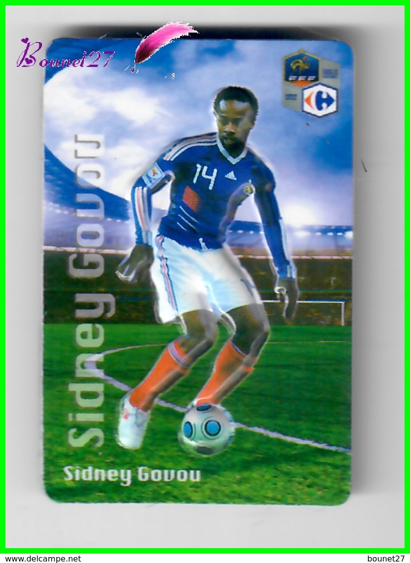 Magnet En Relief  Carrefour 2010 Les Joueurs De L'Equipe De France De Football " Sidney GOVOU " - Lettres & Chiffres