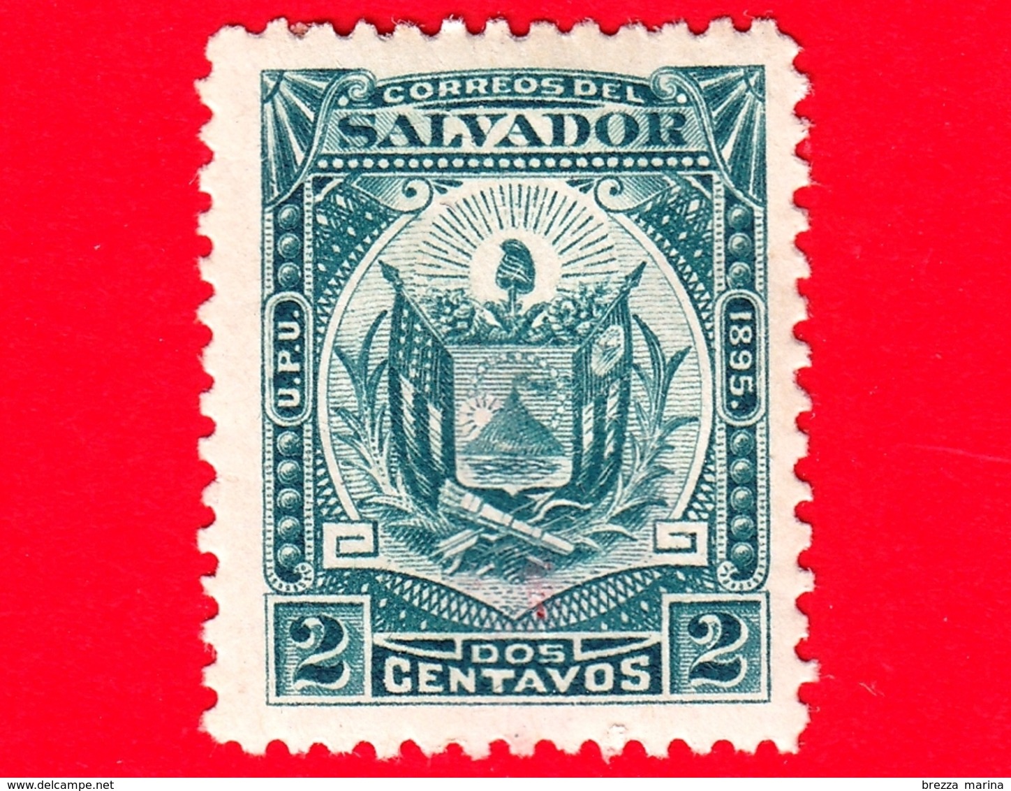 Nuovo - MH - EL SALVADOR - 1895 - Stemmi Araldici - Coat Of Arms - 2 - El Salvador