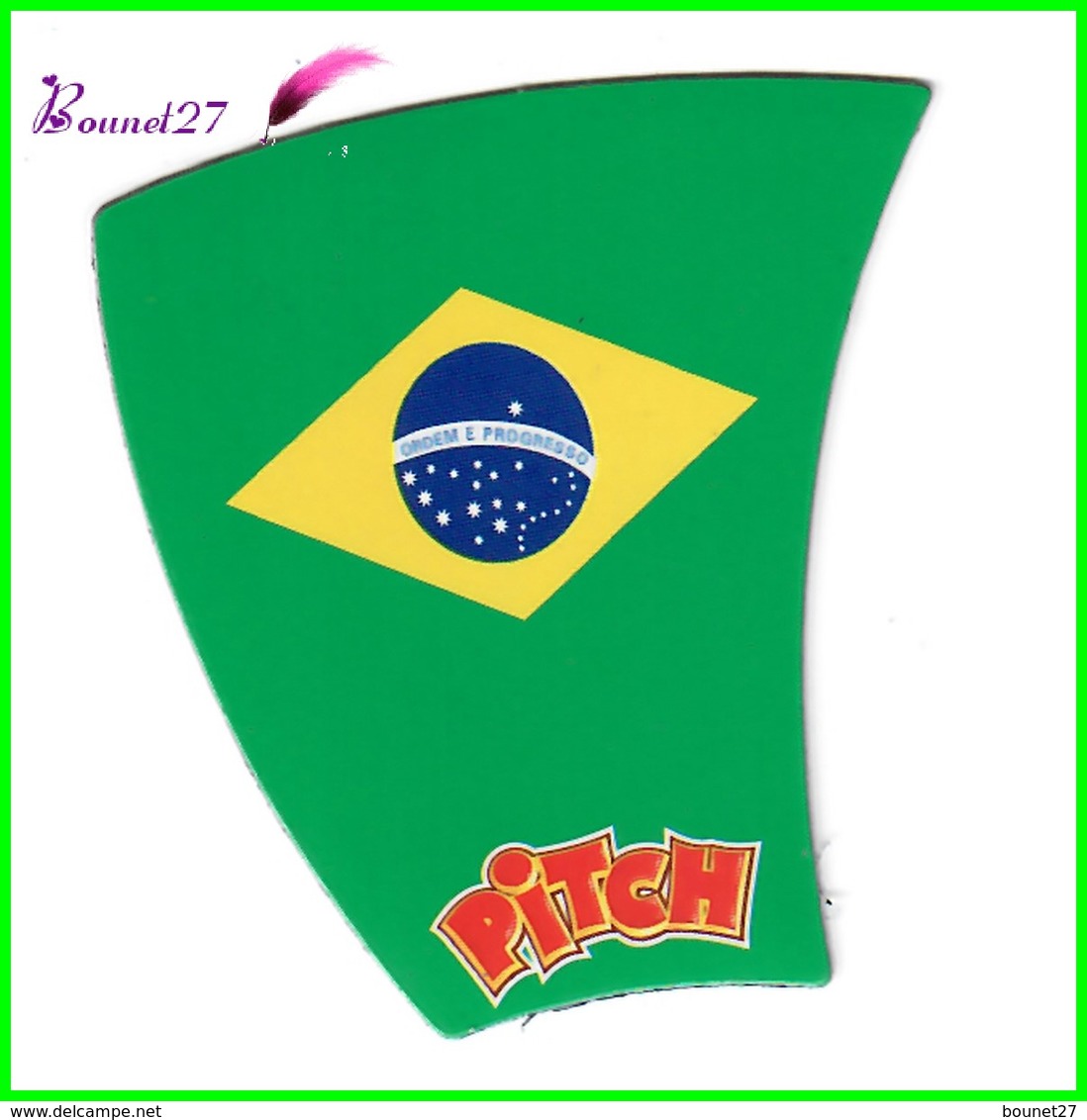 Magnet PITCH Les Drapeaux Des Pays " Le Brésil " - Letters & Digits