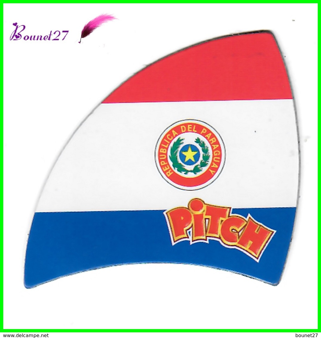 Magnet PITCH Les Drapeaux Des Pays " Le Paraguay " Republica Del Paraguay - Lettres & Chiffres