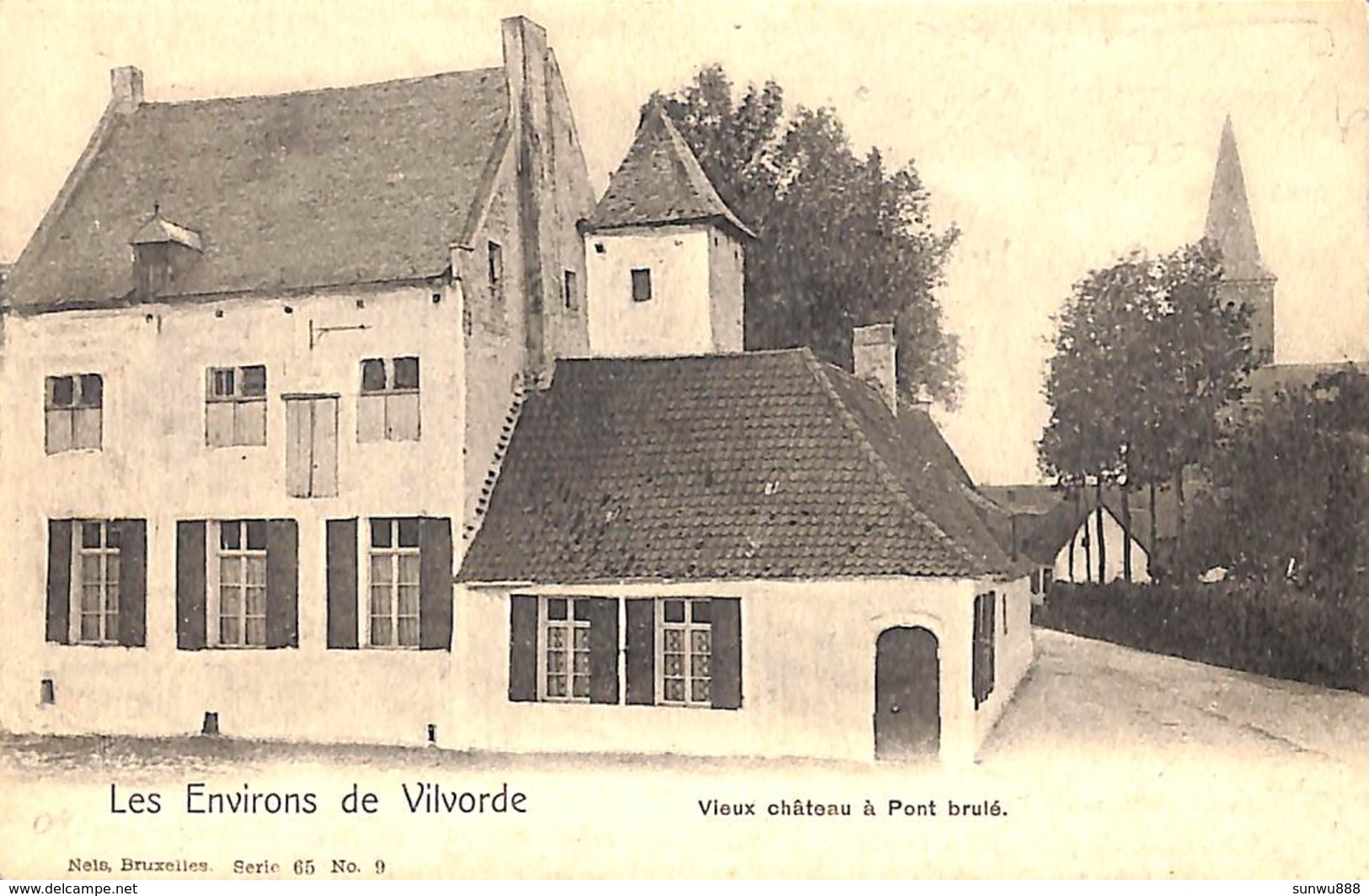 Vilvorde (environs De) - Vieux Château à Pont Brulé (Nels, 1904) - Vilvoorde