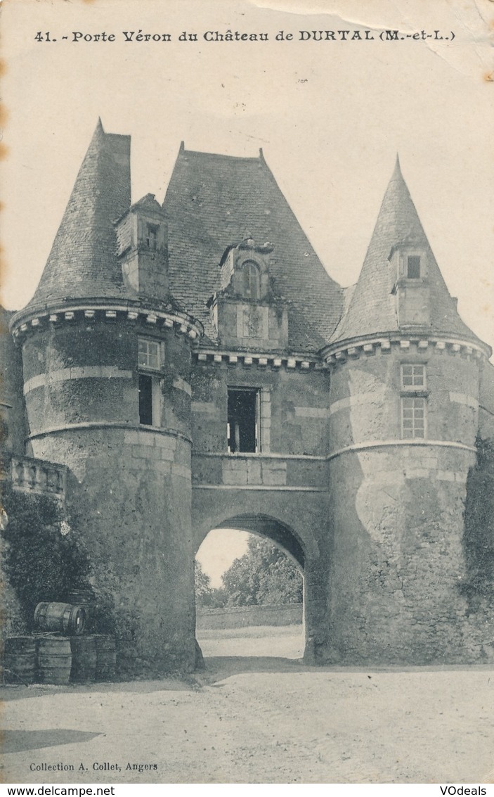 CPA - France - (49) Maine Et Loire - Durtal - Porte De Verron Du Château - Durtal