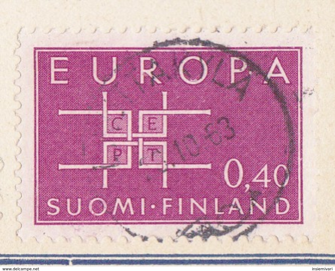 EUROPA CEPT - FINLAND 1963 Emblems - Usati