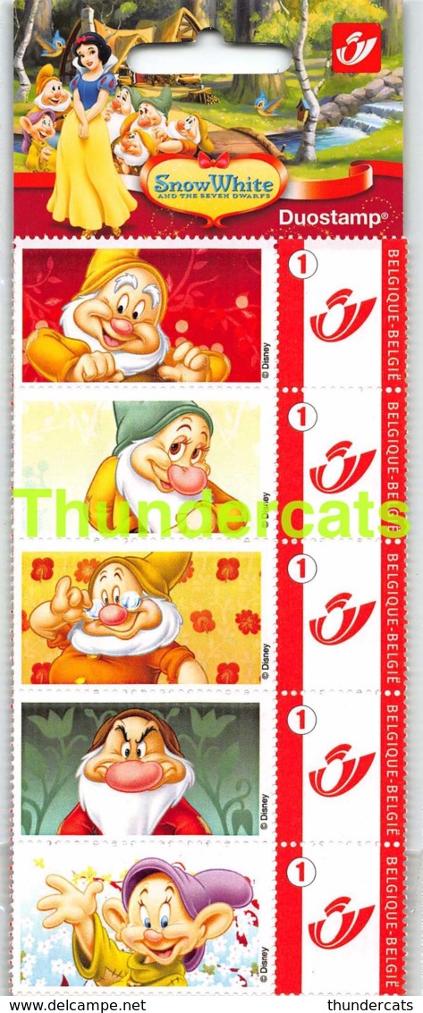 DUOSTAMP  DISNEY SNOW WHITE AND THE SEVEN DWARFS - Autres & Non Classés