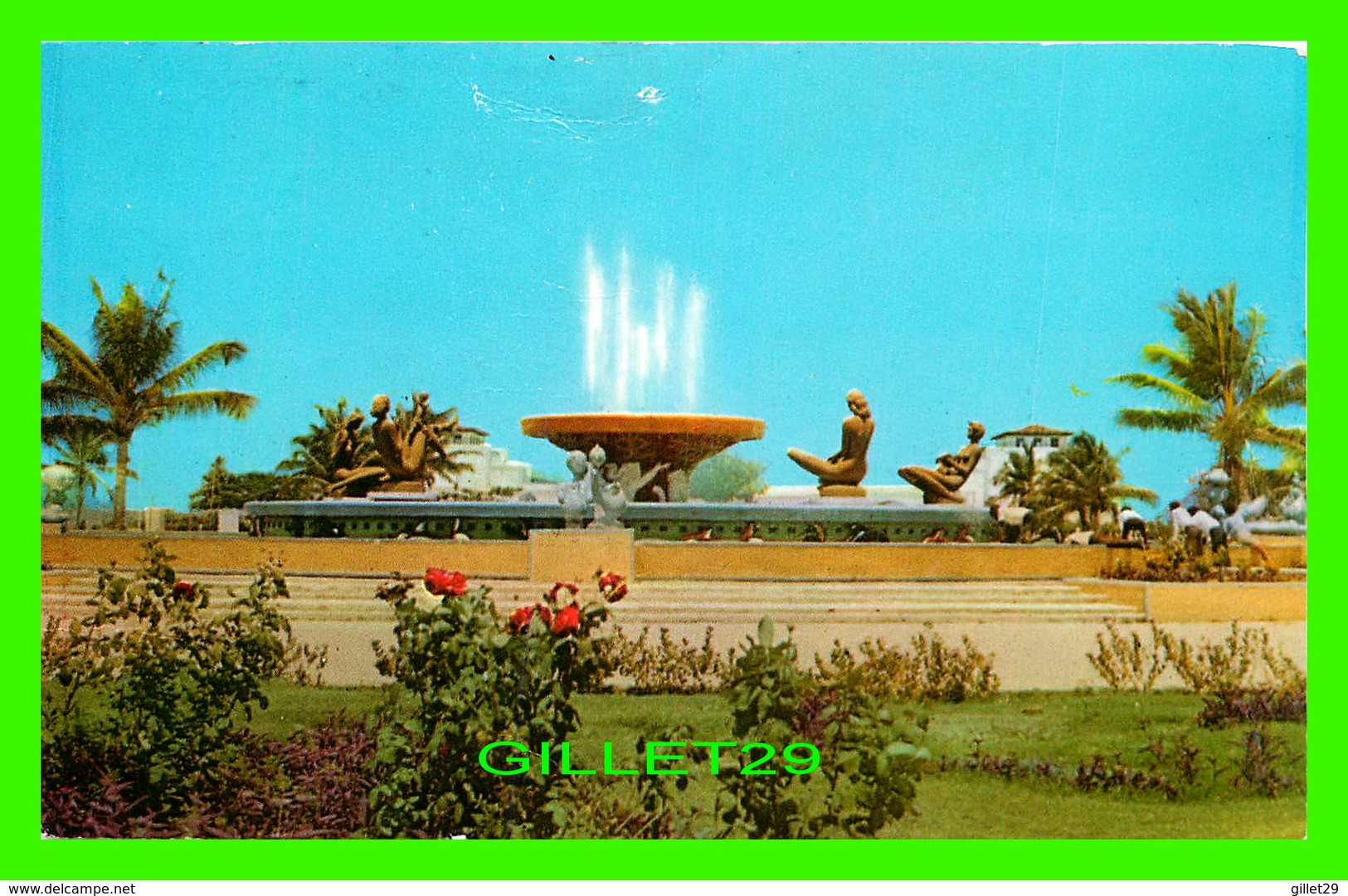 PORT-AU-PRINCE, HAITI - JET D'EAU BI-CENTENAIRE - CIRCULÉE EN 1972 - EDITION PAUL COUBA - - Haïti