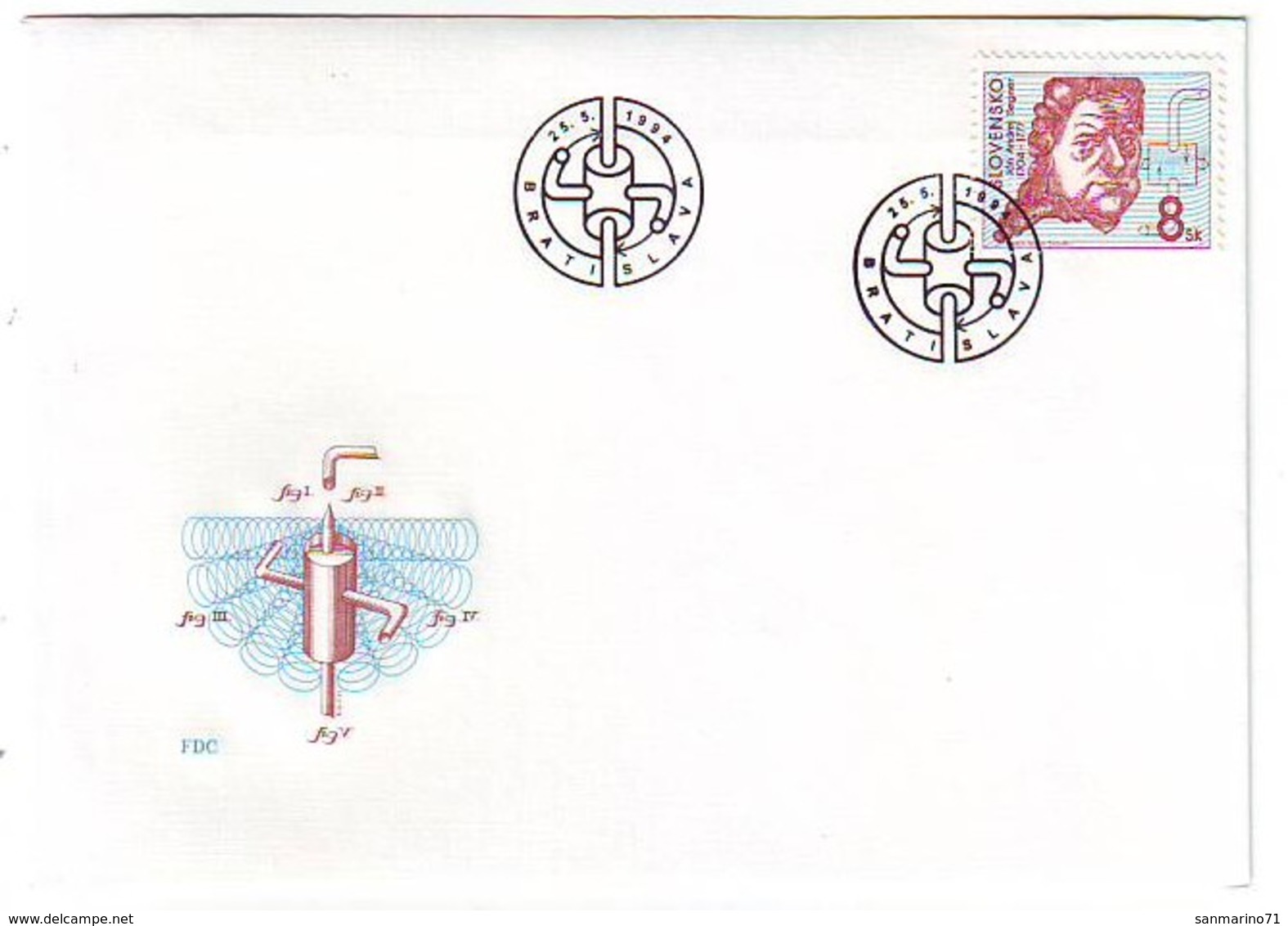 SLOVAKIA FDC 189 - FDC