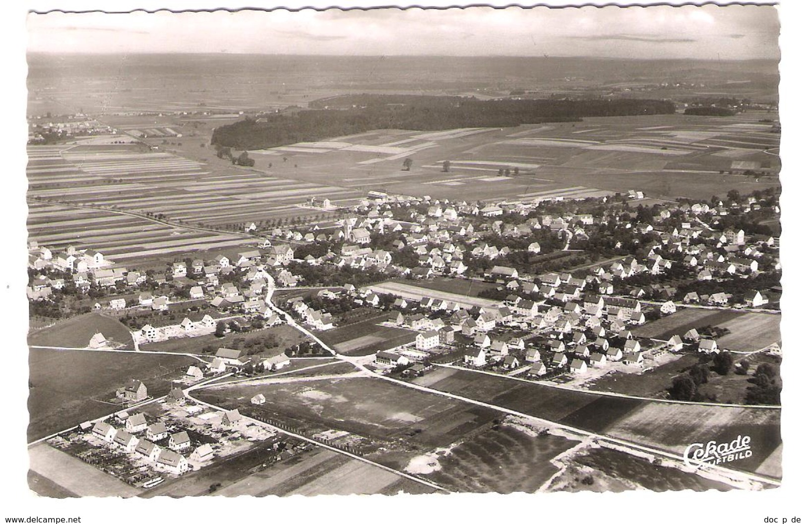 Deutschland - Senden / Iller - Alte Luftaufnahme 1956 - Senden