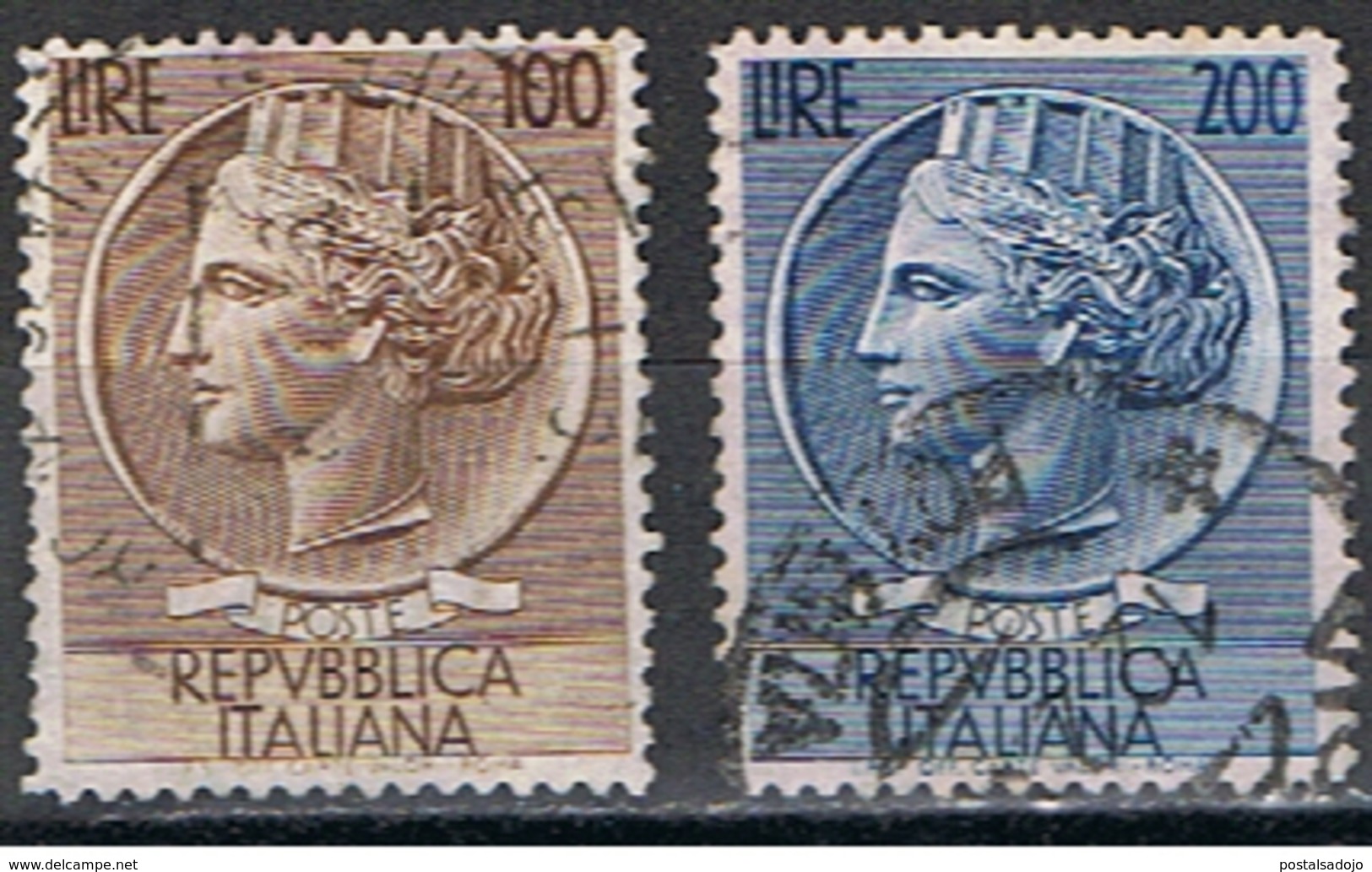 (I 99) ITALIA // YVERT 684 & 685 SÉRIE COMPLÈTE // 1954 - 1946-60: Oblitérés