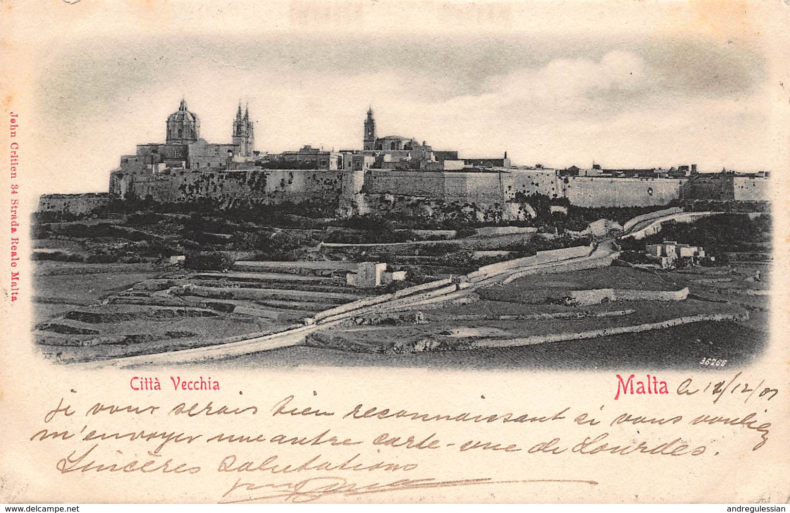 CPA Città Vecchia - MALTA - Malte