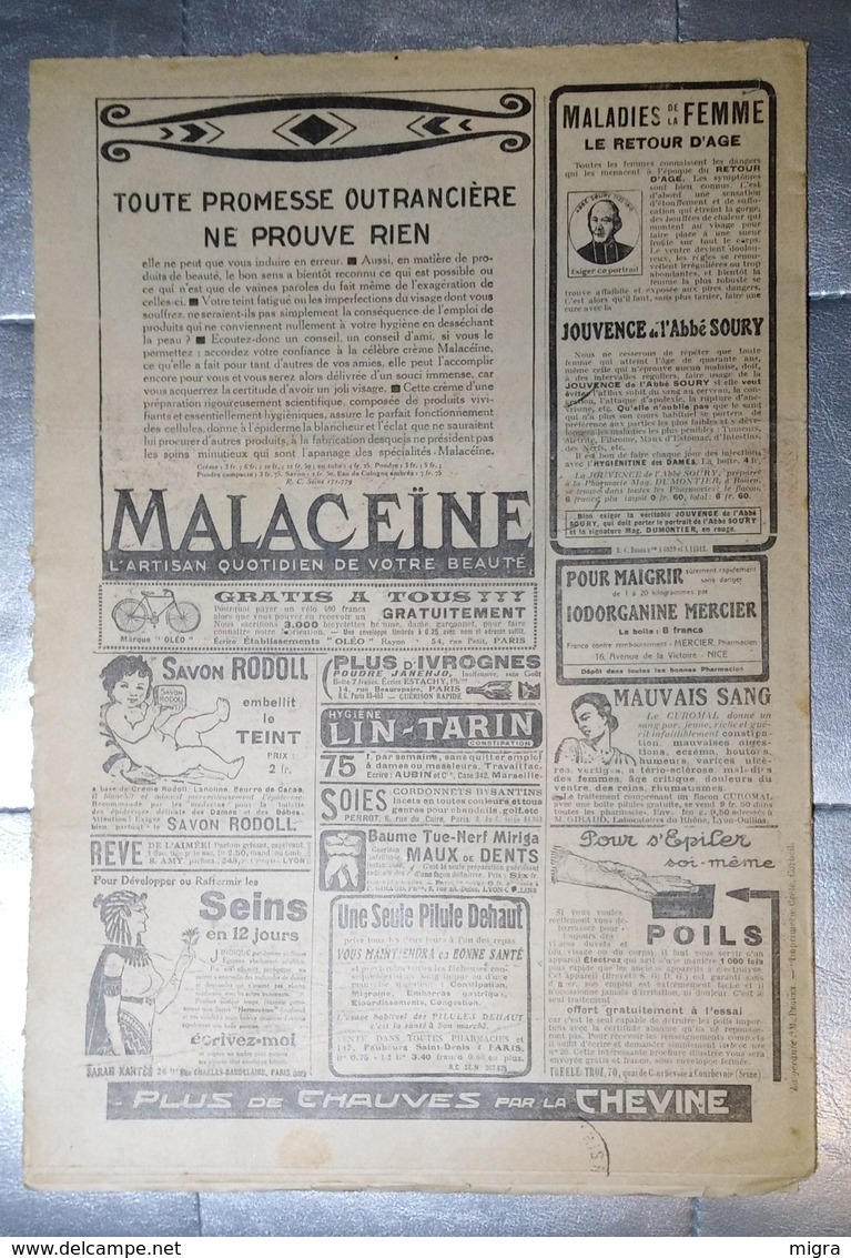 LES DIMANCHES DE LA FEMME - 1924 - 1900 - 1949
