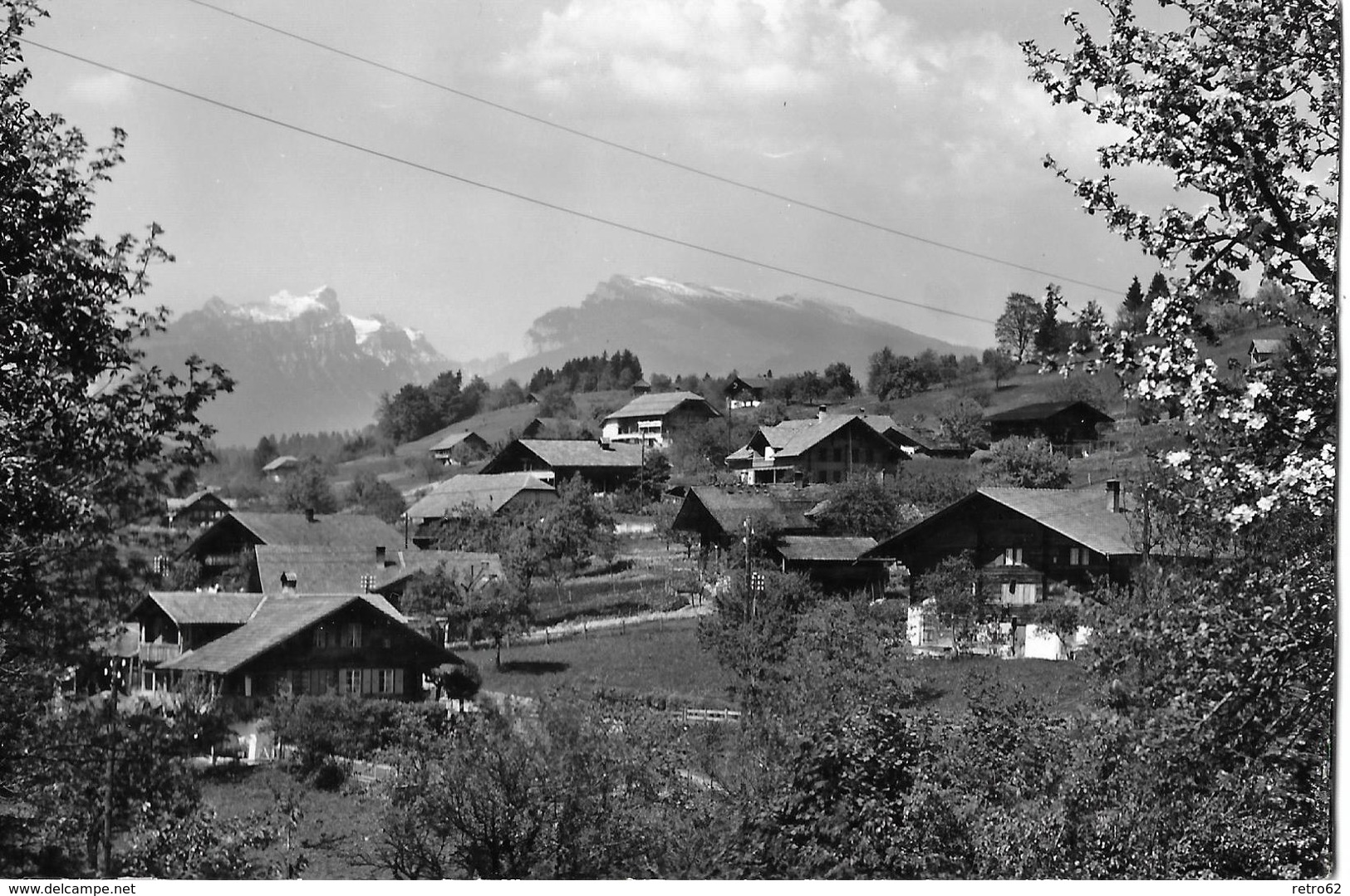 SCHARNACHTAL → Oberhalb Reichenbach, Fotokarte Ca.1950 - Reichenbach Im Kandertal