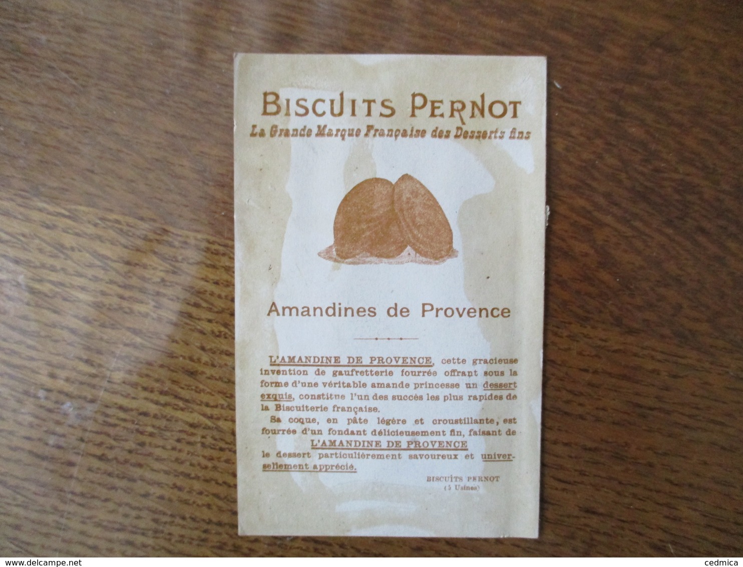 AMANDINES DE PROVENCE BISCUITS PERNOT DESSERT EXQUIS - Pernot