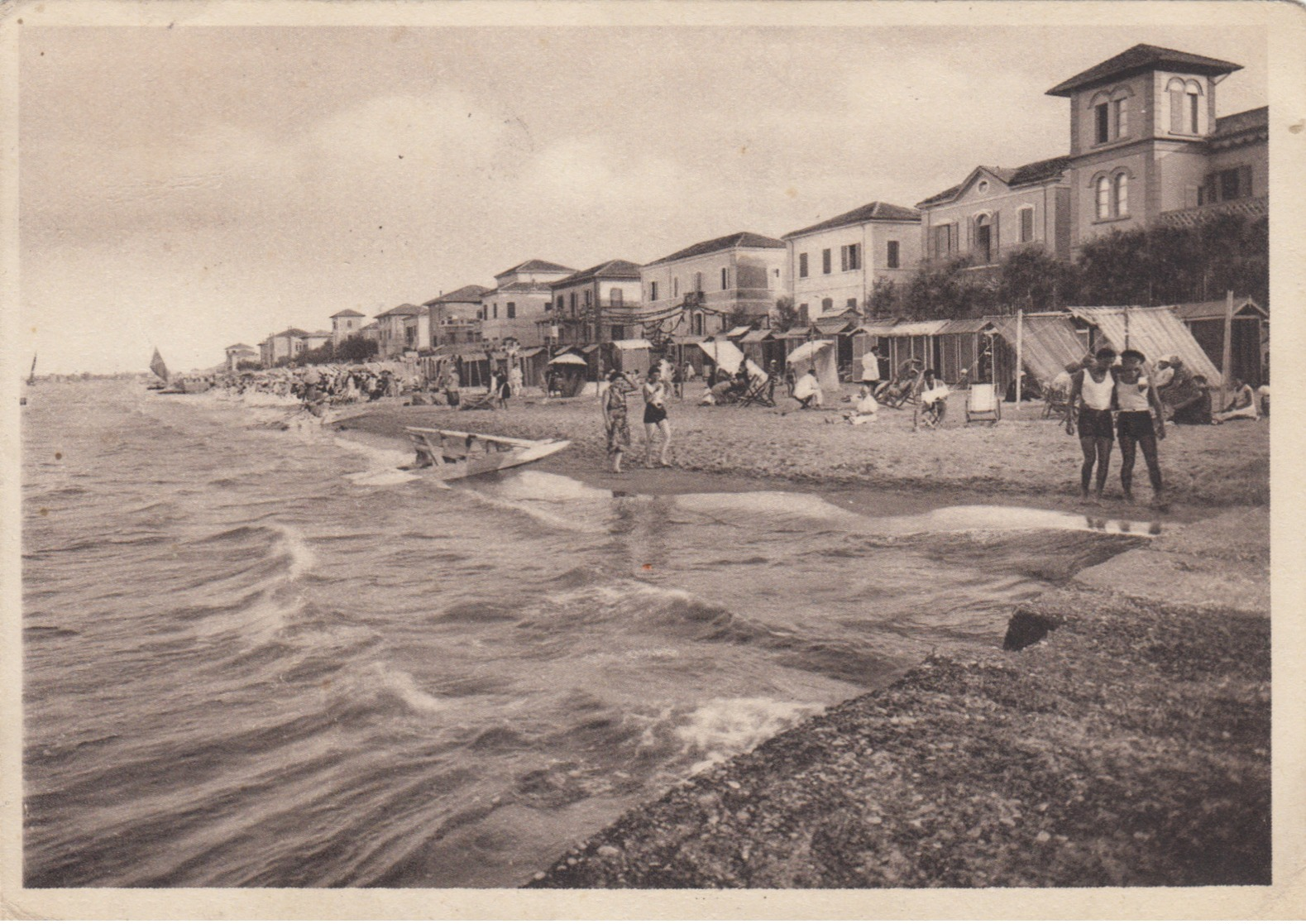 1938-Viserba Forli', Ideale Delle Spiagge E Regina Delle Acque, Ville E Bagnanti, Viaggiata - Forlì