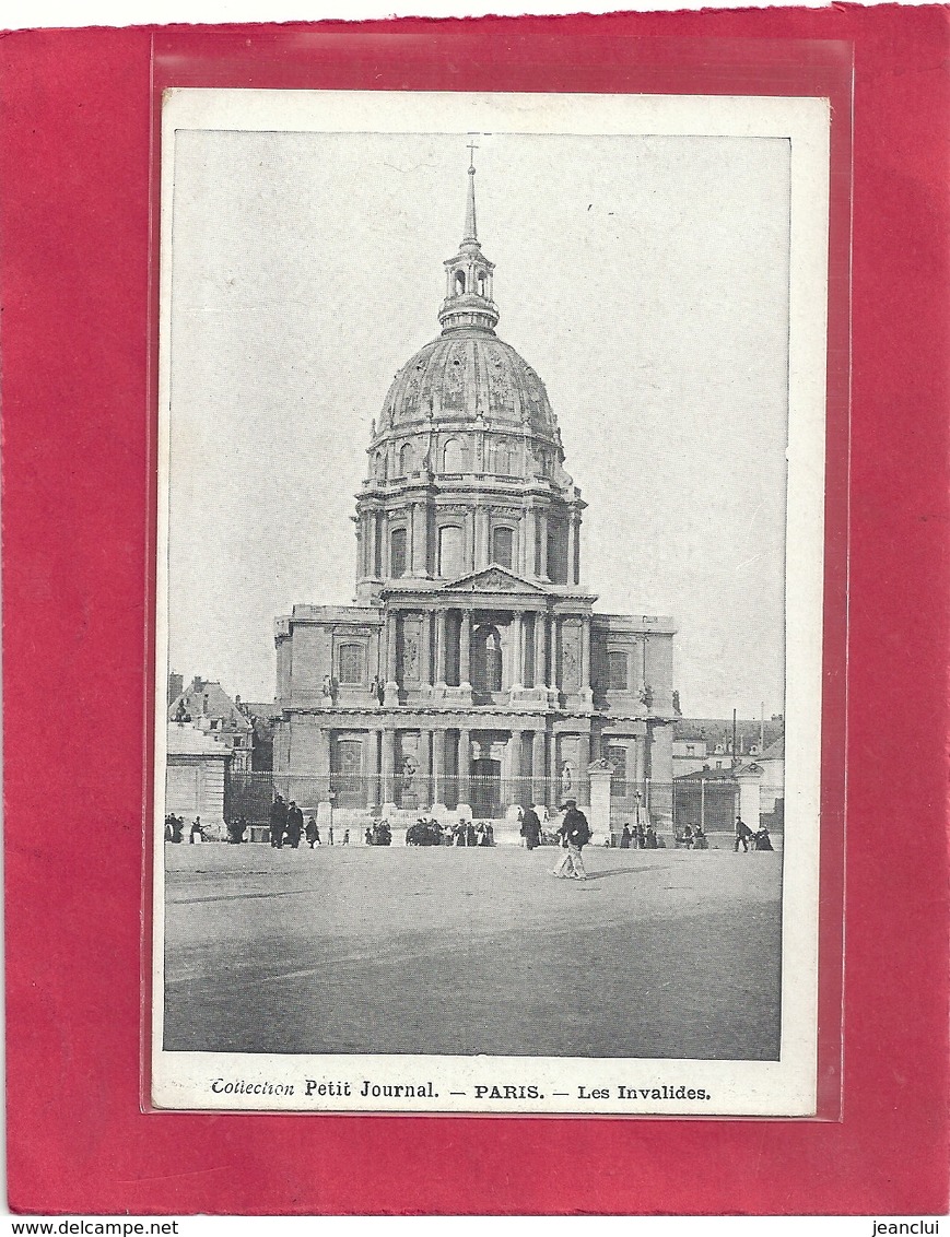 Collection PETIT JOURNAL . PARIS . LES INVALIDES . CARTE ANIMEE NON ECRITE - Lots, Séries, Collections