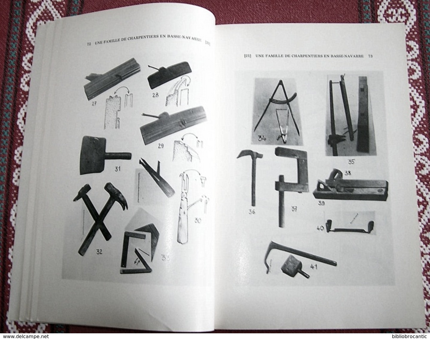 BULLETIN MUSEE BASQUE n°100(2°tr./1983)*ETUDE D'UNE FAMILLE DE CHARPENTIERS en BASSE NAVARRE*/Sommaire sur scan