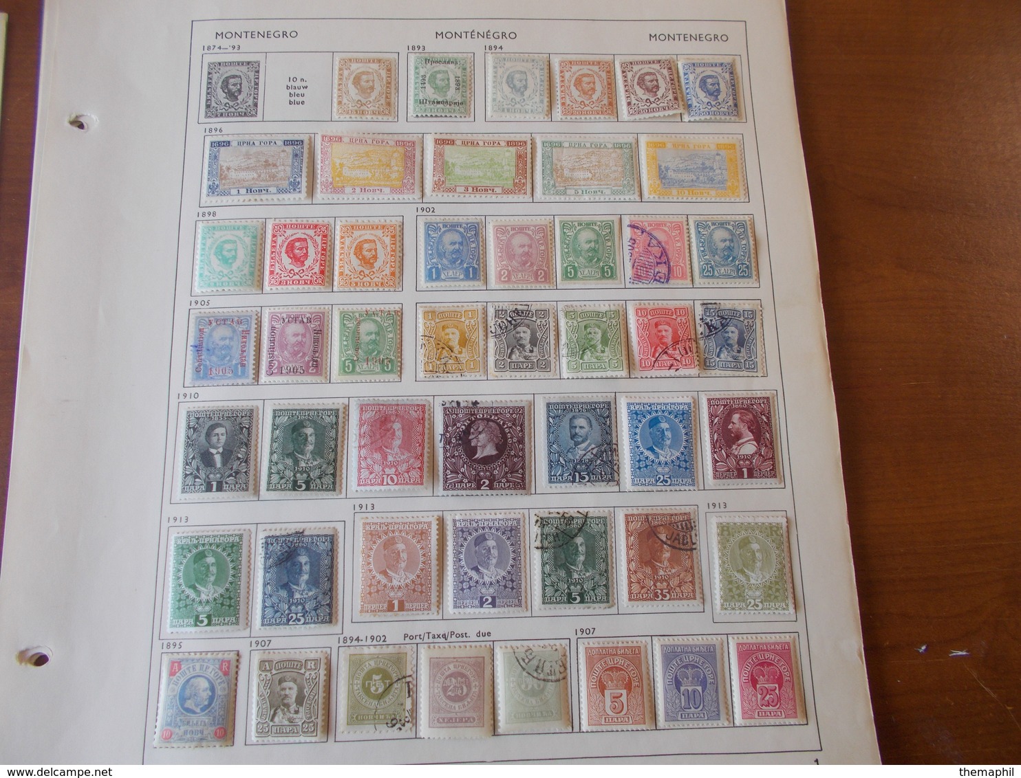 lot n° 471  RUSSIE pologne etc...   timbres obliteres ou neufs sur page d'albums