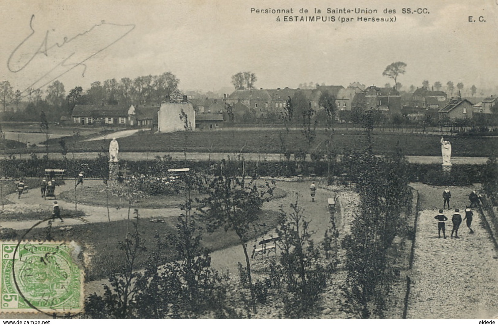 Estaimpuis Par Herseaux Pensionnat De La Sainte Union Des SS. -CC - Estaimpuis