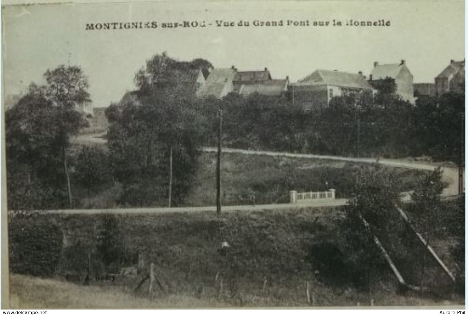 Montignies-sur-Roc Vue Du Grand Pont Sur La Honnelle - Honnelles