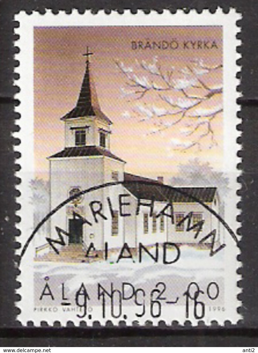 Aland 1996 Church Of Brandö Mi 119, Cancelled(o) - Aland