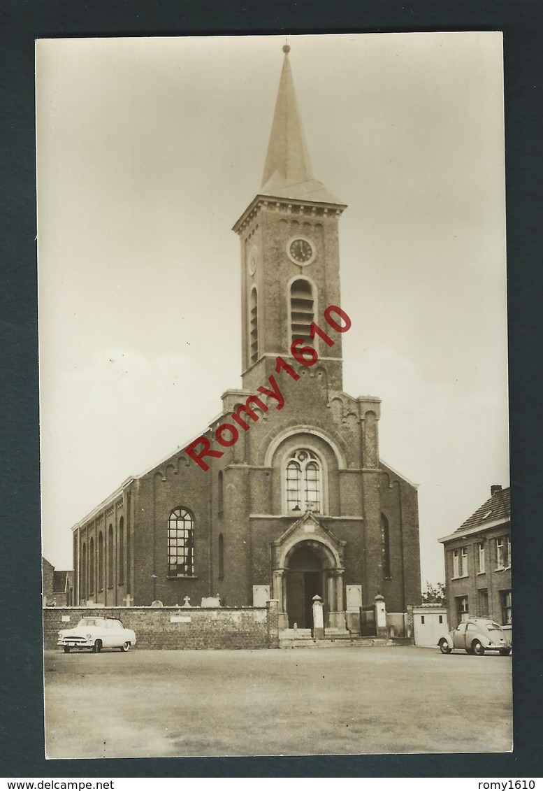 KESTER (Gooik)  Kerk; Eglise.  Voitures.  Photo Carte. 2 Scans. - Gooik