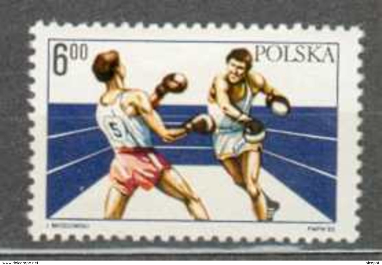 POLAND MNH ** 2700 BOXE Sport Sportif Boxeur - Neufs