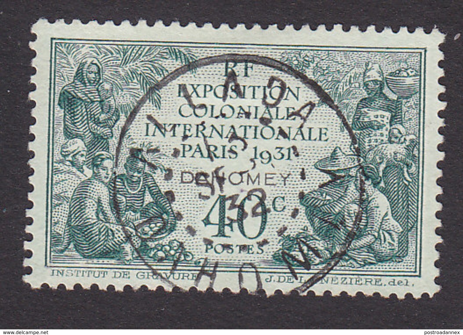 Dahomey, Scott #97, Used, Colonial Exposition, Issued 1931 - Used Stamps