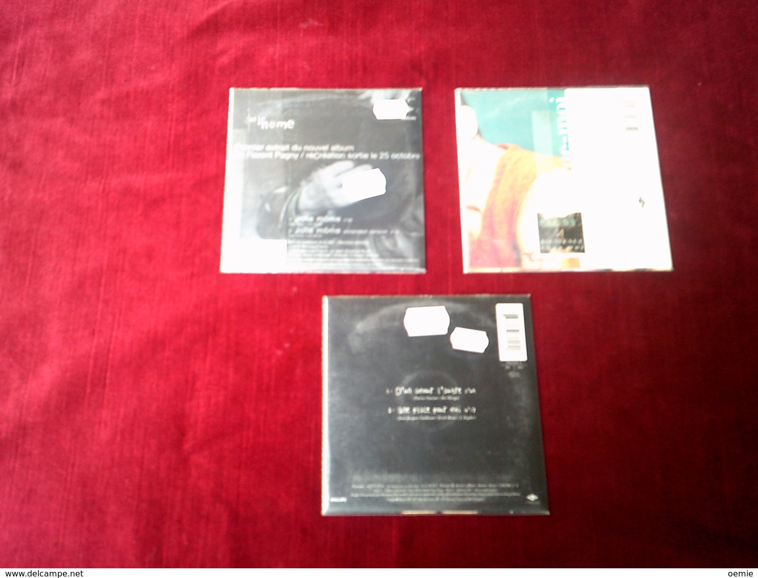 FLORENT  PAGNY   ° COLLECTION  DE 3 CD SINGLES  DE COLLECTION - Vollständige Sammlungen
