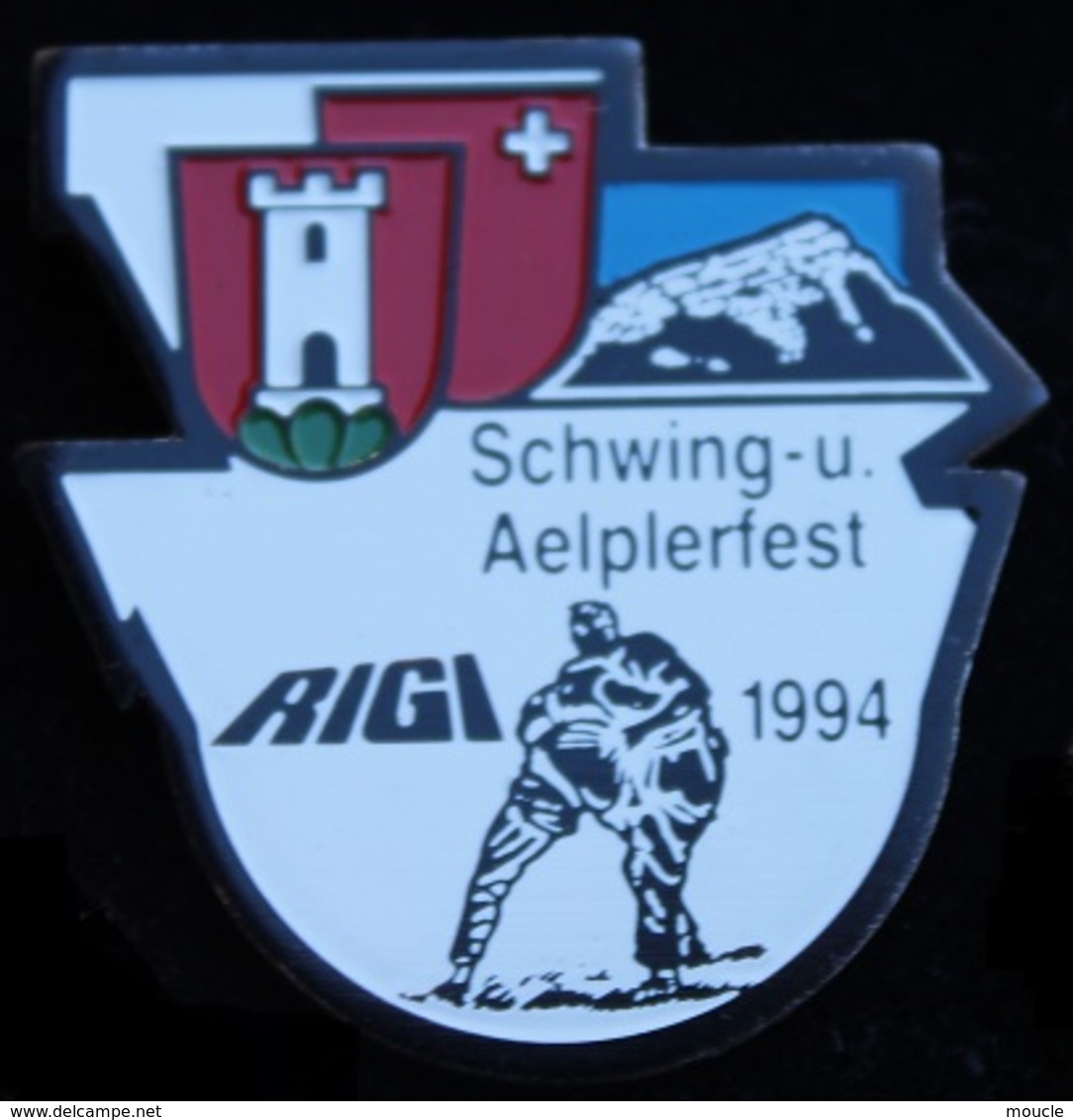LUTTE SUISSE - LUTTEURS - SCHWING-U. - AELPERFEST - RIGI - 1994 - URI - SCHWEIZ - SWISS - SWITZERLAND -    (21) - Lutte