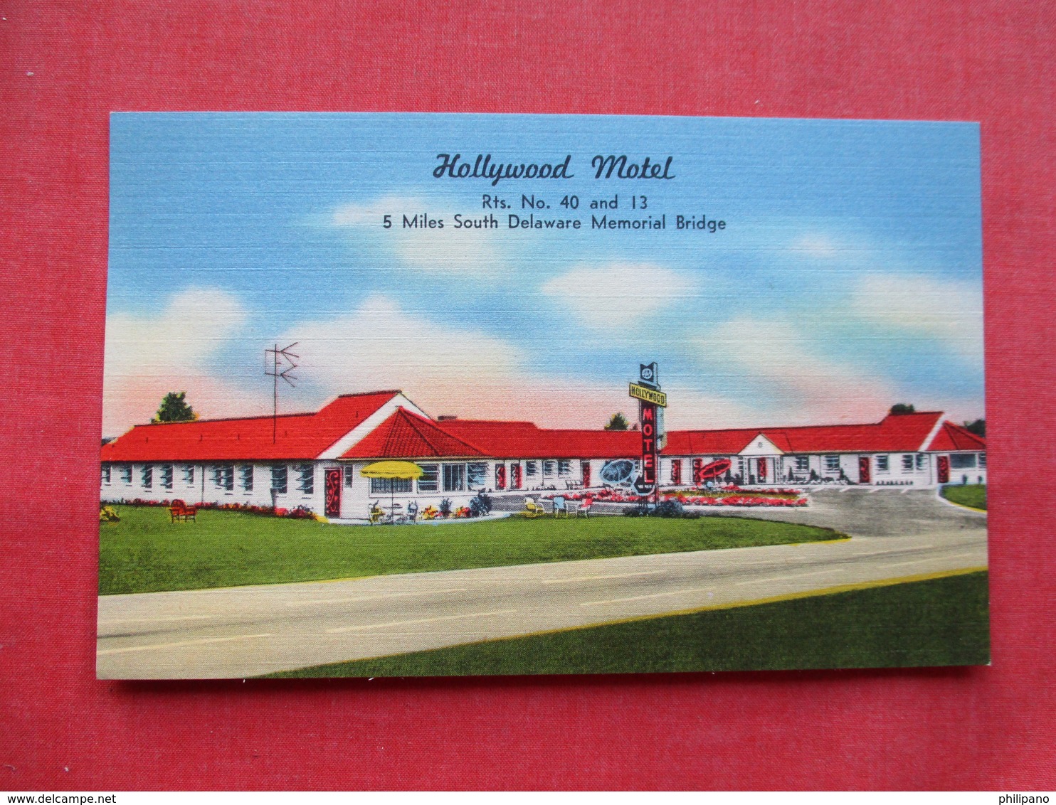 Hollywood Motel  New Castle  Delaware >  Ref 3264 - Autres & Non Classés