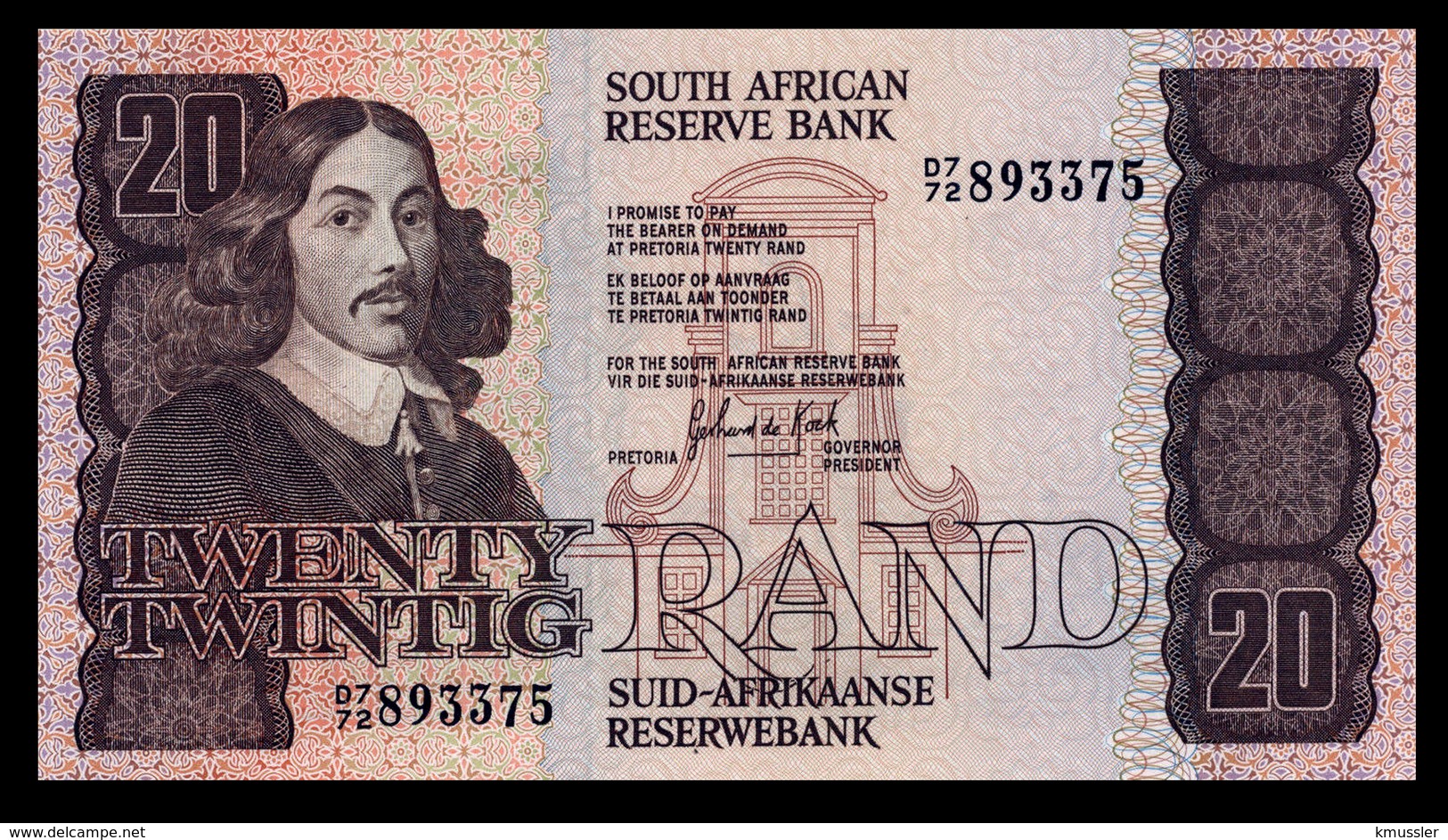 # # # Banknote Südafrika (South Africa) 20 Rand UNC # # # - Südafrika