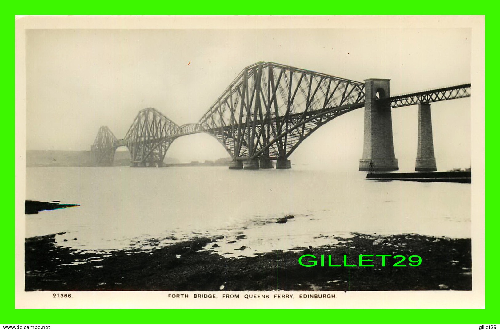 EDINBURGH, SCOTLAND - FORTH BRIDGE, FROM QUEENS FERRY - - Midlothian/ Edinburgh