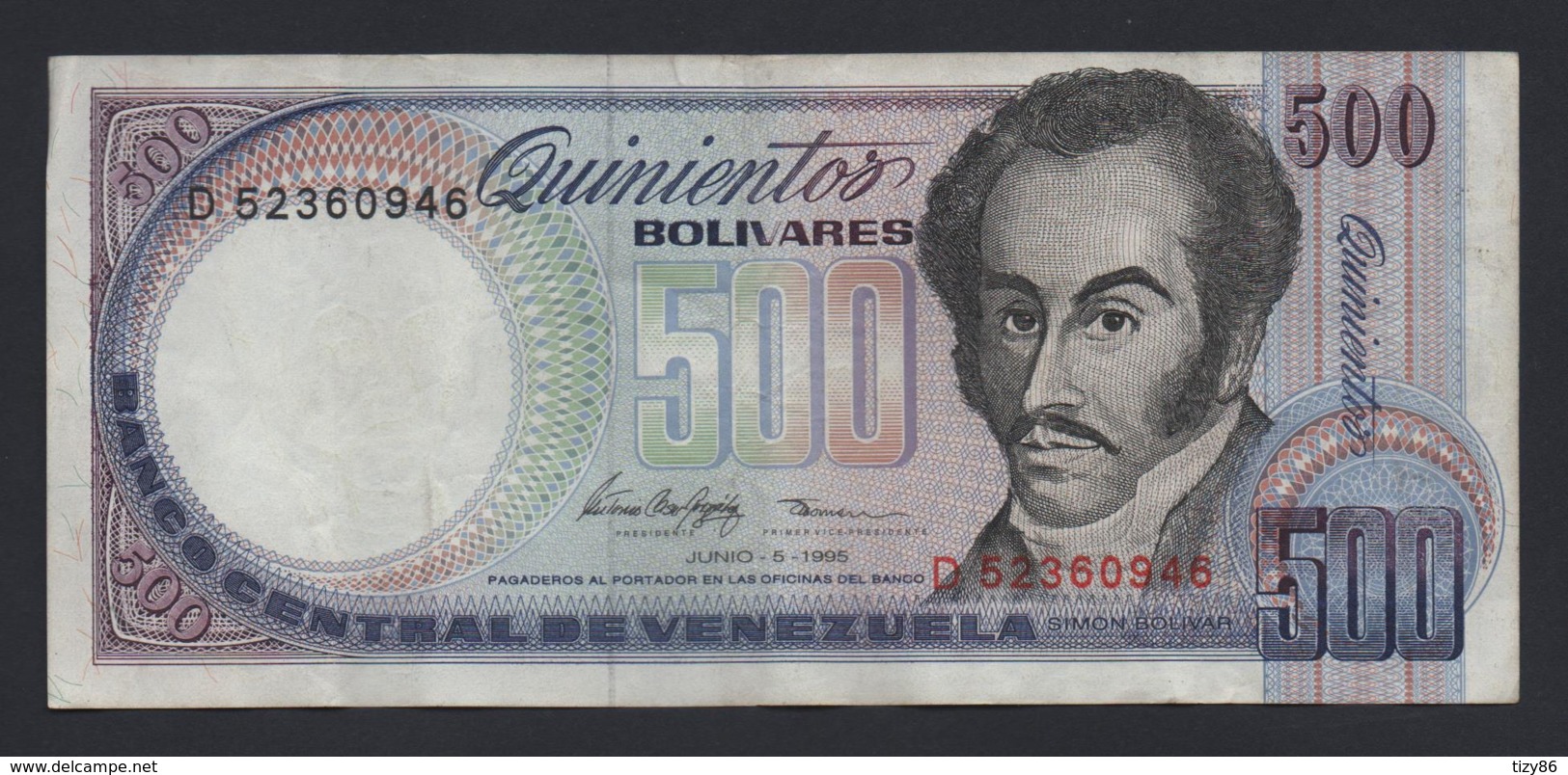 Banconota Venezuela - 500 Bolivares 1995 Poco Circolata - Venezuela