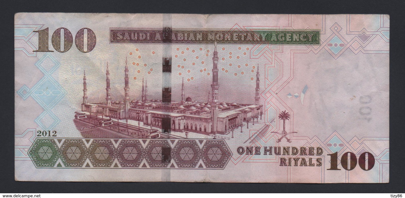 Banconota Arabia Saudita - 100 Riyals 2012 (circolata) - Saudi Arabia