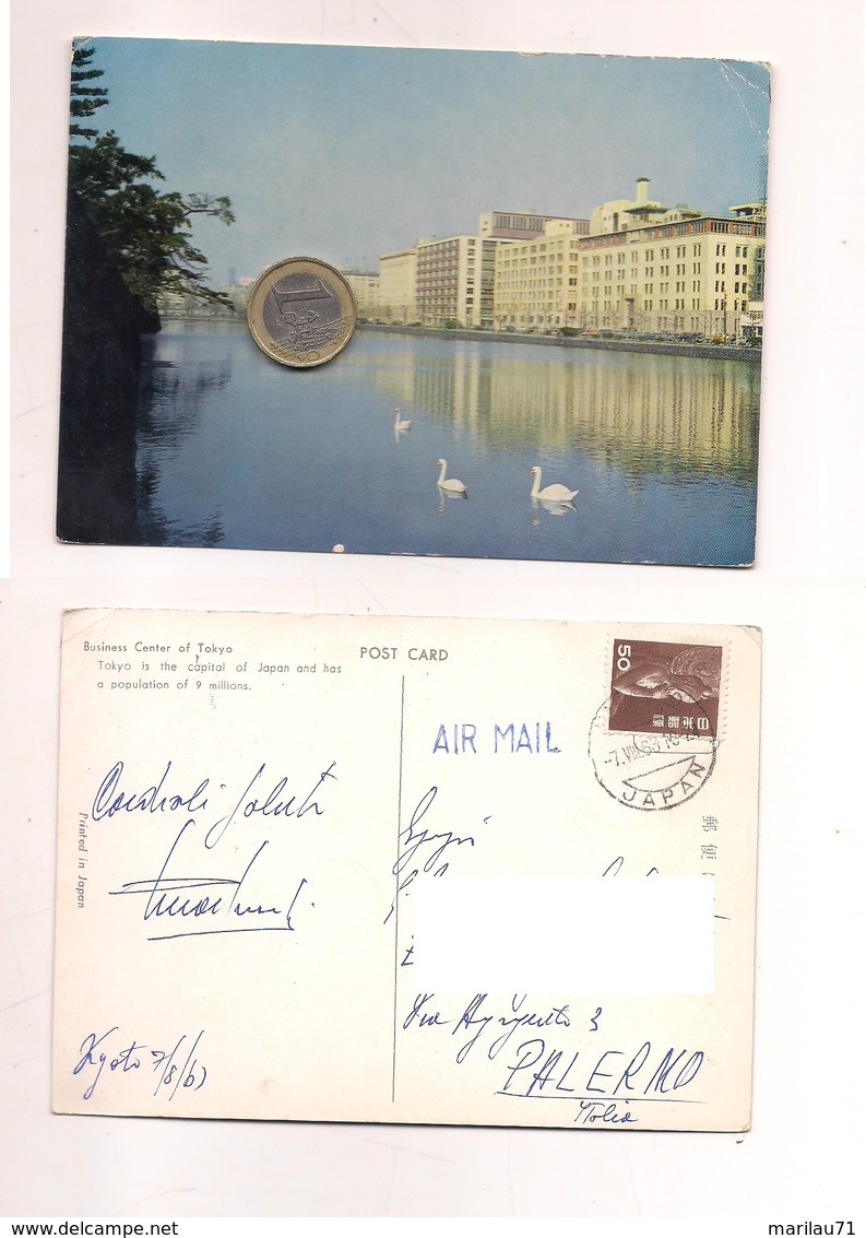 M8516 JAPAN GIAPPONE TOKIO 1968 Viaggiata AIR MAIL - Tokyo