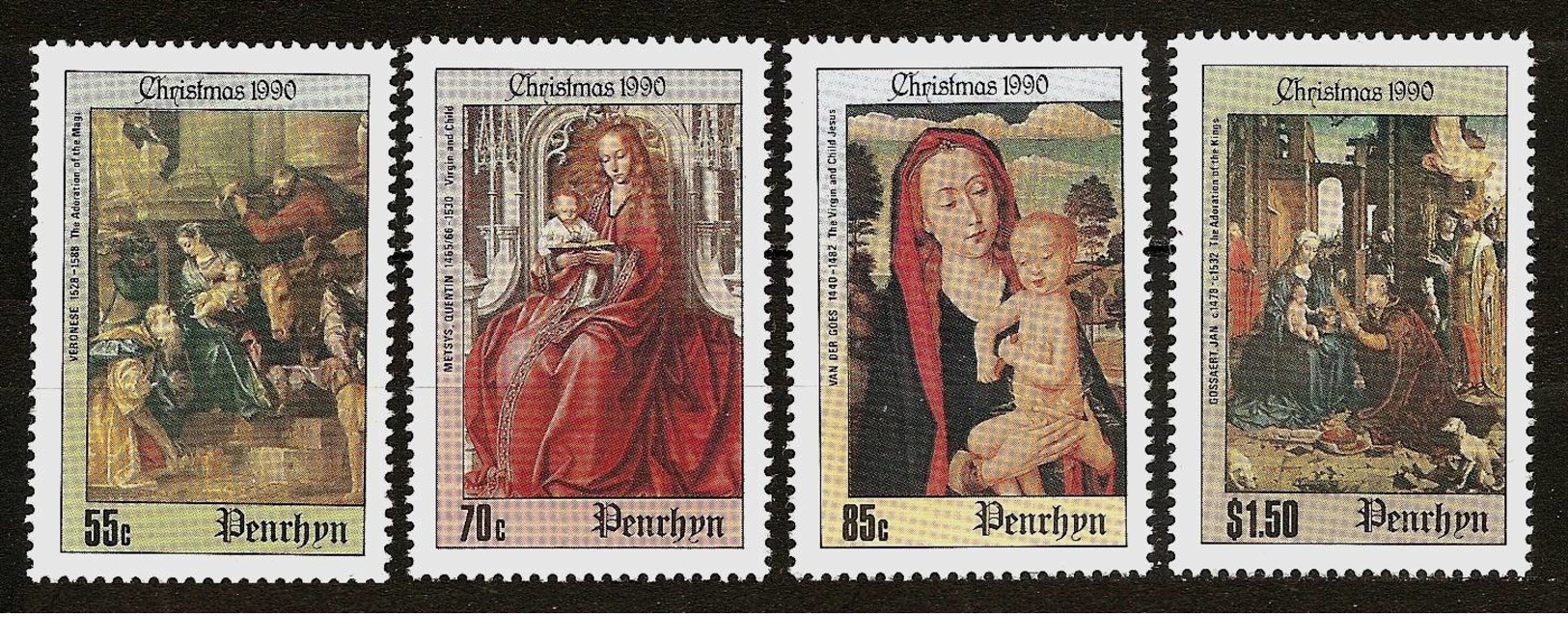 PENRHYN 1990 - CHRISTMAS Weihnachten - 4v Mi 512-515 MNH ** Cv€13,00 Z002 - Penrhyn