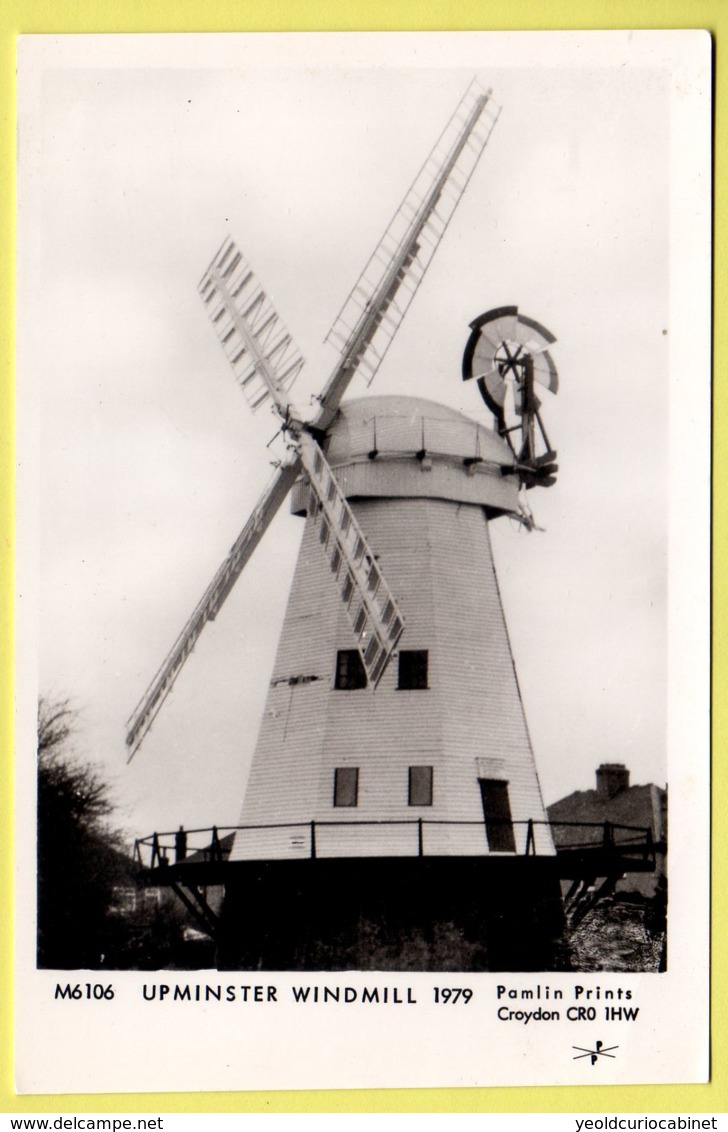 London - Upminster, Windmill - Pamlin Prints Real Photo Postcard - London Suburbs