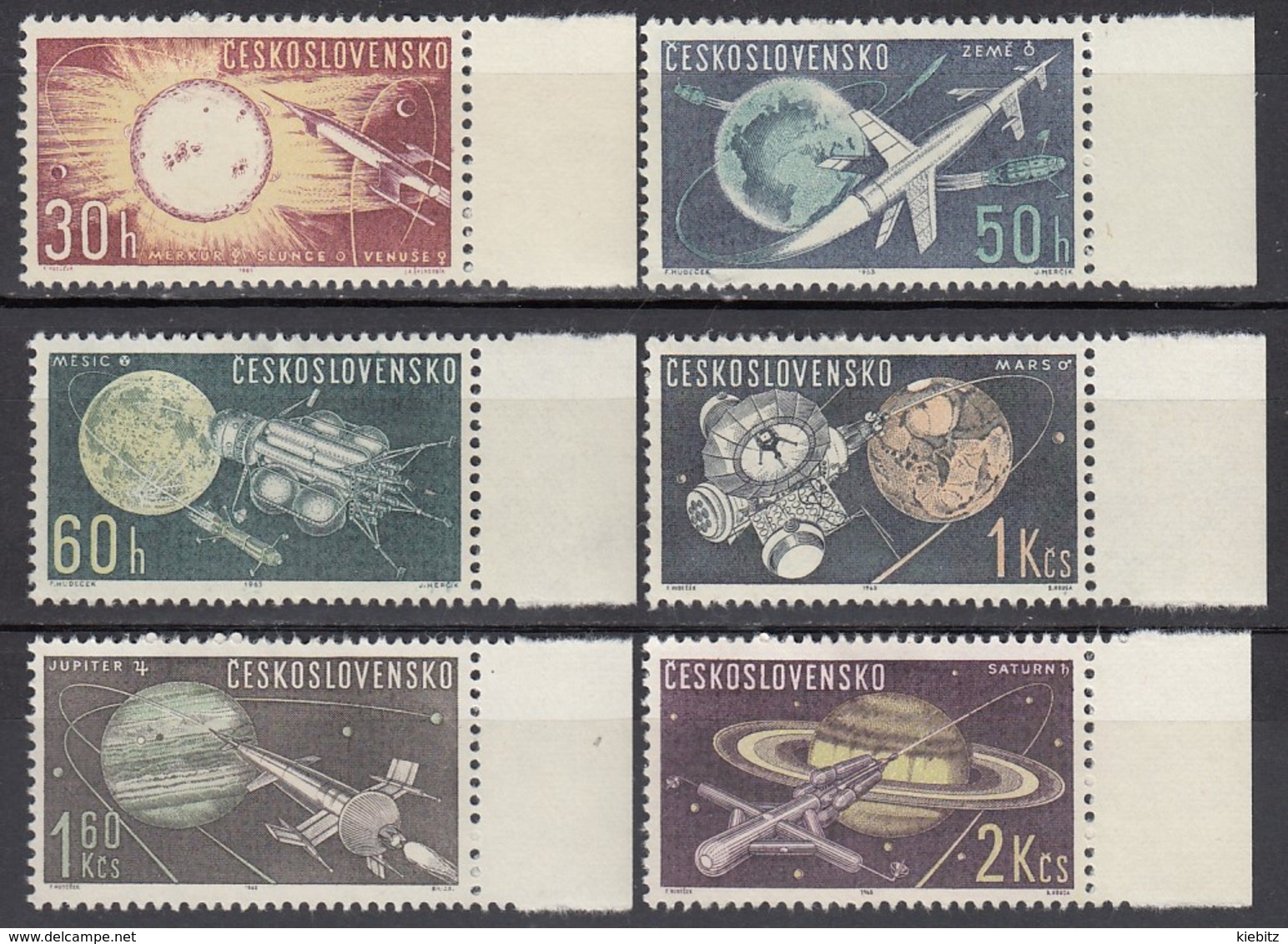 CSSR 1963  - MiNr: 1396-1401  Komplett * / MLH - Europa