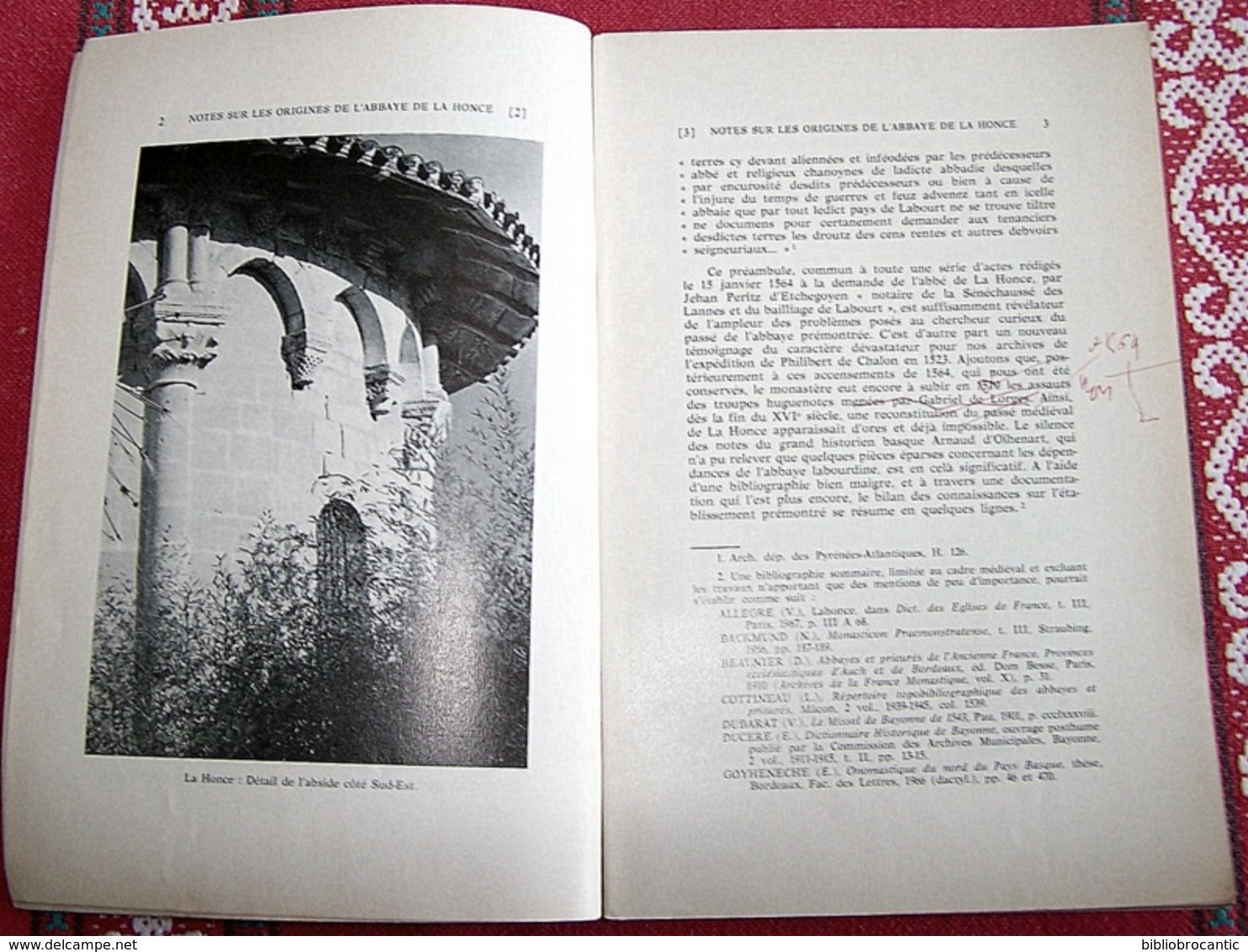 BULLETIN MUSEE BASQUE N°'47(1°tr/1970)/ORIGINE ABBAYE LA HONCE +FORGE ANCIEN DUCHE De GRAMONT /Sommaire Sur Scan - Pays Basque