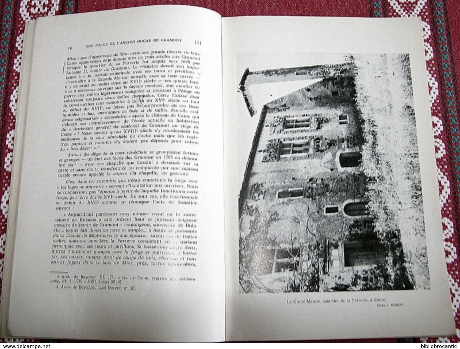 BULLETIN MUSEE BASQUE N°'47(1°tr/1970)/ORIGINE ABBAYE LA HONCE +FORGE ANCIEN DUCHE De GRAMONT /Sommaire Sur Scan - Baskenland