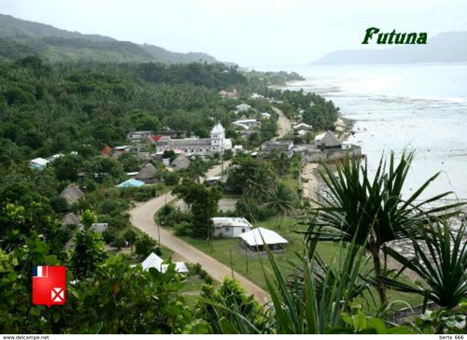 Futuna Island Aerial View New Postcard - Wallis Y Futuna