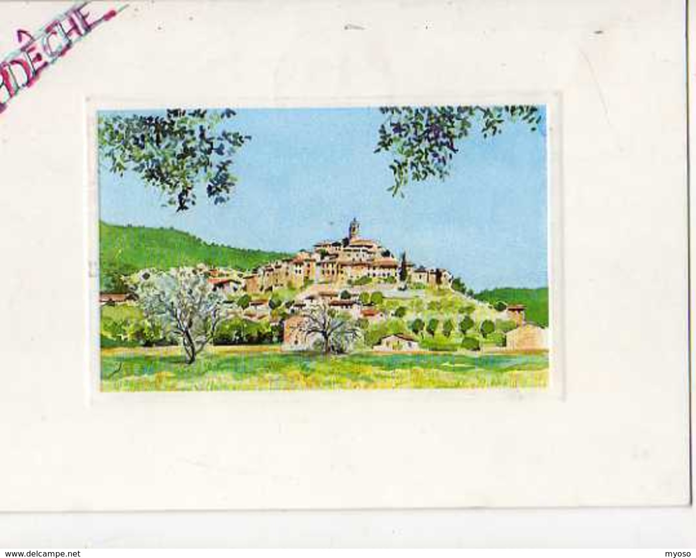 J CHAMAILLARD Village , Carte Postee De L'Ardeche - Zumbusch, Ludwig V.