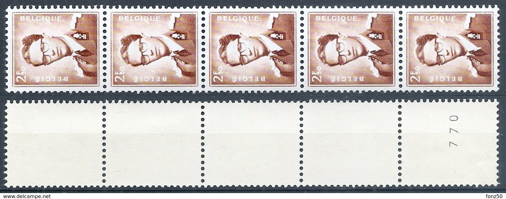 BELGIE  Boudewijn Bril * R 31 * ROLZEGEL * Postfris Xx - Rouleaux