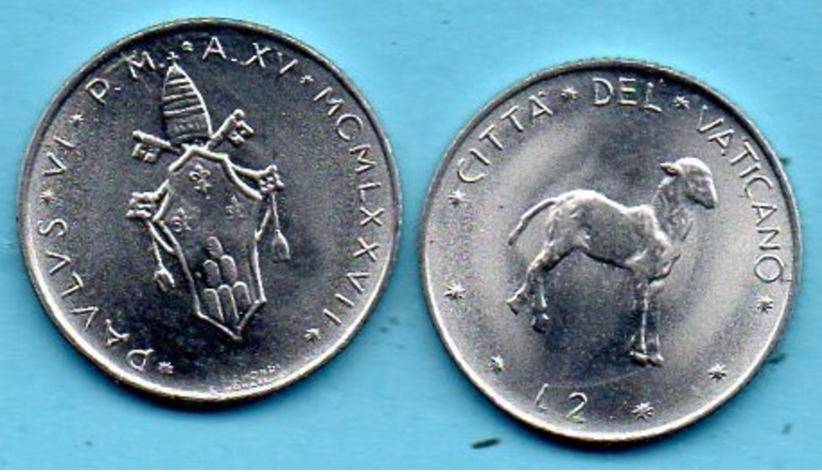 VATICAN  2 Lire 1977  KM#117 - Vatican